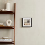 "A Study of Home II" - Art Print in Charcoal Grey on Antique White by Two if by Sea Studios - In a Room
