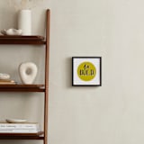 "Be Bold" - Art Print in Chartruese by Kelly Nasuta - In a Room