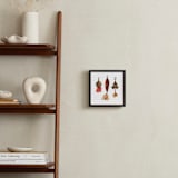 "Fishing Lures No. 1" - Art Print in Dark Gold by Tanya Lee of Frooted Design - In a Room