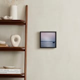 "Sunrise over Lake Ontario" - Art Print in soft blue by Margaret Hine - In a Room