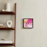 "A Balcony" - Art Print in Bougainvillea by Laura Viapiano - In a Room