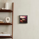 "Irish Sunset 2" - Art Print in sunset pink by Margaret Hine - In a Room