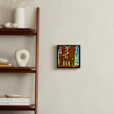 "Windows Data" - Art Print in Ruddy Brown by Jeff Preuss - In a Room