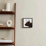 " Watching Sunset" - Art Print in Winter Wheat by Leslie Le Coq - In a Room
