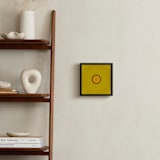"Sun in the dust. Variations 36" - Art Print in Yellow Black by Arash Fattahi Acosta - In a Room