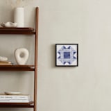 "folded" - Art Print in blue pen by Leanne Friedberg - In a Room