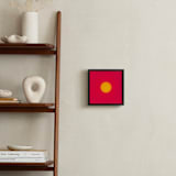"Sun in the dust. Variations 14" - Art Print in High Red Yellow Dot by Arash Fattahi Acosta - In a Room