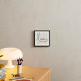 "Sweet Sophistication" - Personalized Art Print in Linen by Erin Pescetto - In a Room