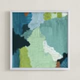 "Nishna 1" - Art Print in Night by Meg Gleason - Framed
