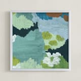 "Nishna 2" - Art Print in Night by Meg Gleason - Framed