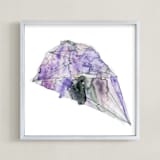 "amethyst" - Art Print in Amethyst by Naomi Ernest - Framed