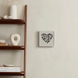 "Heart Snapshot Mix® Hues Photo Art" - Framed Photo in Warm Grey by Minted - In a Room