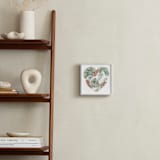 "Lichen Heart" - Art Print in Moss Green by Eve Schultz - In a Room