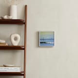 "PaddleBoarders, Malibu 2011" - Art Print in cerulean by Annie Seaton - In a Room