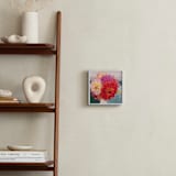 "Bridal Bouquet Dahlias" - Art Print in Pastel Bridal by A MAZ Design - In a Room