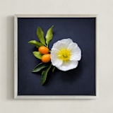 "Bold and Botanical No. 1" - Art Print in Navy Chalkboard by Maddy Hague - Framed