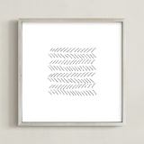 "Arrows" - Art Print in ebony by Waldo Press - Framed
