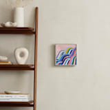 "Cascades" - Art Print in Powder Pink by melanie mikecz - In a Room
