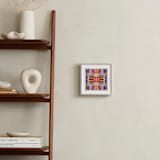 "Dippin Dot Squared No 3" - Art Print in Cobalt Blue by HAPI ART - In a Room