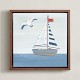 "Sea Friends 3" - Art Print in Sea by Teju Reval - Framed Canvas