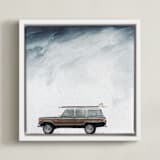 "How about Jupiter?" - Art Print in Jupiter Storm by Maja Cunningham - Framed Canvas