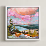 "Up and Away I" - Art Print in Multi by Jess Franks - Framed Canvas
