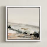 "Miles" - Art Print in Sage by Mande Calhoun - Framed Canvas