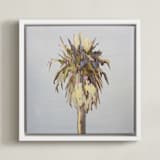 "Paled" - Art Print in dirty sand by SETH SMITH - Framed Canvas