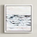 "Faded Fury Diptych II" - Art Print in Blush by Nicoletta Savod - Framed Canvas