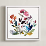 "island wildflowers no.3" - Art Print in Petal by Kiana Lee - Framed Canvas