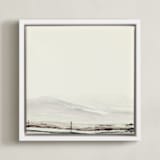 "Fitz" - Art Print in Creamy white by Mande Calhoun - Framed Canvas