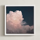 "Stratosphere No. 1" - Art Print in Midnight by Corinne Melanie - Framed Canvas