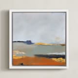 "I Have Dreams to Remember II" - Art Print in Misty Green by Karyn Denten - Framed Canvas
