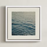 "Ocean Blue III" - Art Print in Ocean Blue by Shawna Urban - Framed Canvas
