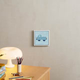"Vehicles Truck" - Art Print in Blue by Lori Wemple - In a Room