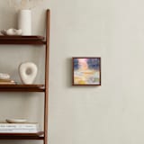 "Dusk Glow" - Art Print in Sunset Orange by Jacquelyn Sloane Siklos - In a Room