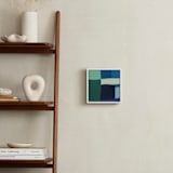 "Structured Rainbow 1" - Art Print in Blue by Anna Veit Nowak - In a Room