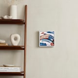 "Yin & Yang II" - Art Print in Indigo + Orange by Mary Gaspar - In a Room