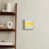 "an ode to agnes" - Art Print in bright sunny yellow by tina johnson - In a Room