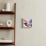 "Architecture of Flow" - Art Print in Poppy by melanie mikecz - In a Room