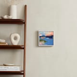 "Out of the Blue" - Art Print in Peach by Stacey Brod - In a Room