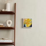 "Goldenrod" - Art Print in White by Holly Whitcomb - In a Room