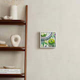 "Garden Party I" - Art Print in Lime Green by Jenny Westenhofer - In a Room