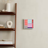 "Coral, Blue and Purple Too" - Art Print in Cool Coral by Katie Craig - In a Room