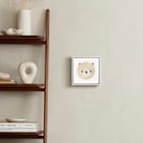 "Animal Faces 4" - Art Print in Tan by Teju Reval - In a Room