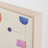 "Levitation 1" - Art Print in Coral by Tatjana Koraksic - Frame Close-up