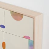 "Levitation 2" - Art Print in Coral by Tatjana Koraksic - Frame Close-up