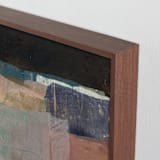 "Summerland I" - Art Print in Coffee by Jennifer Daily - Frame Close-up