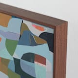 "Waypoint 3" - Art Print in Soft Blue Sage by Eunmee Studio - Frame Close-up
