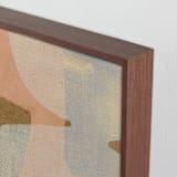 "Tumbling 2" - Art Print in coral by Carrie Moradi - Frame Close-up